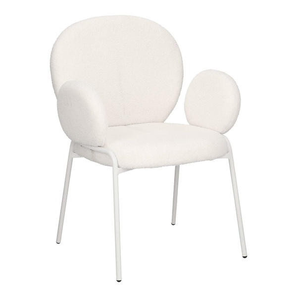 Krzesło Bianco Arm beżowe - Intesi